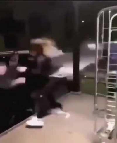 Spitting in someone's face