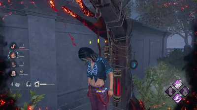 Killer came to unhook me, when he saw no one on my team was going to, lmao. Soloq is not for the weak.