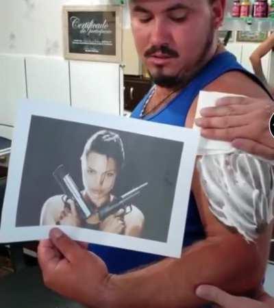 So how’s it look? Like Lara Crap…