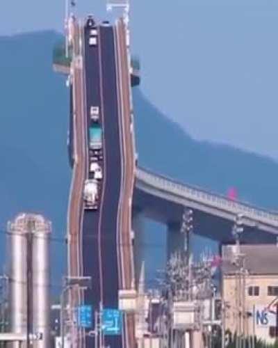 The Eshima Ohashi Bridge in Japan