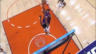 [Highlight] Josh Okogie throws it down through Metu!