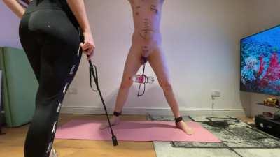 helping slaves loose weight in a creative ways :)