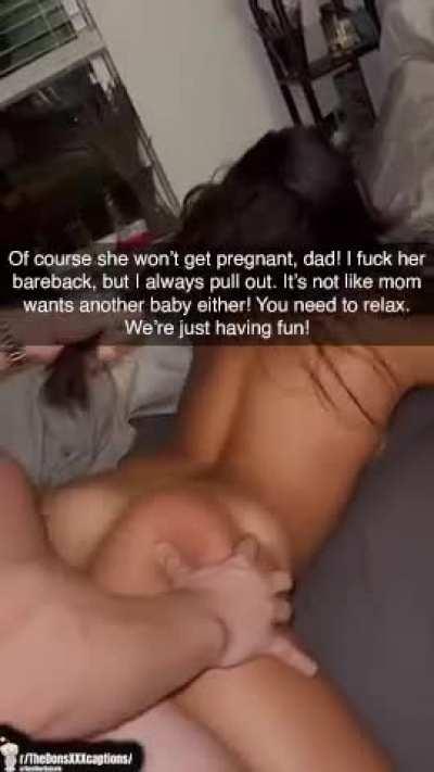 I had to calm down my dad after he understood I was mom’s new bull