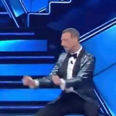 Italian Music Festival Presenter dancing