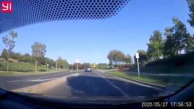 Crossing the road without watching