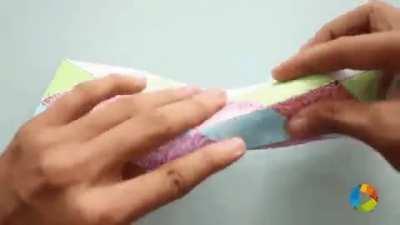 How To Make a 'Flextangle' - DIY Paper Toy