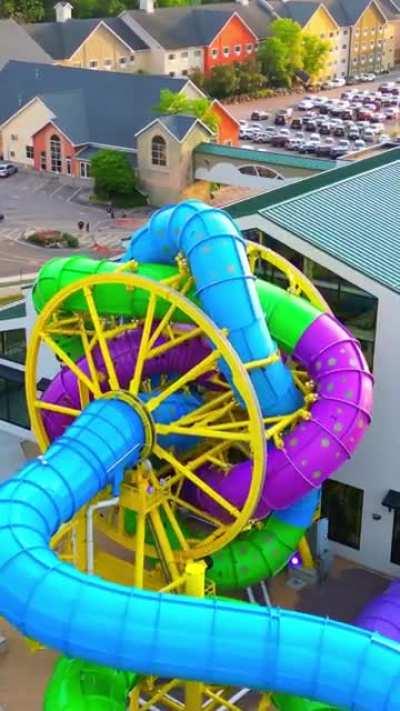 This water slide at Mt. Olympus water park - video by alexojeda