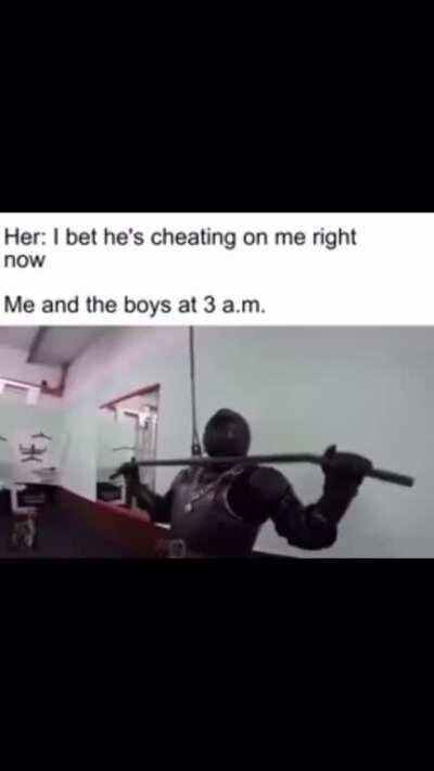 Me and the boys are getting ready for the new patch.