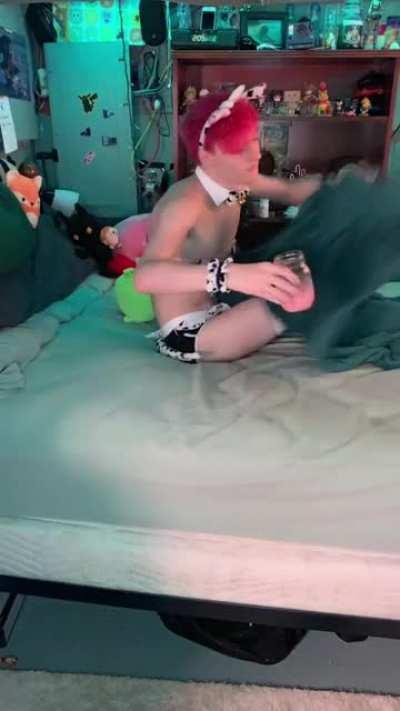 Come see the milk man...