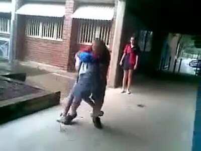 Big but gentle kid body slams his puny bully