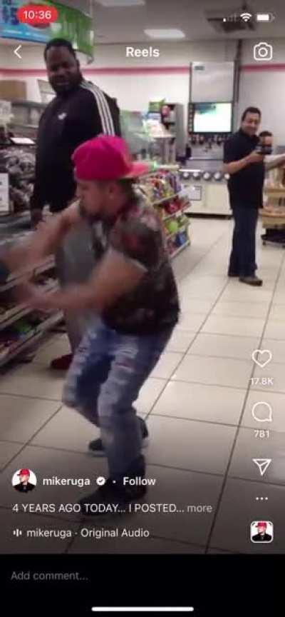 The amount of ego and entitlement that goes into creating such an abomination is mind boggling. The fact that the poster is posting a “throwback” to this 4 yo video is the absolute definition of vanity.