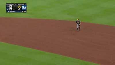 [Highlight] Travis d'Arnaud drives in the tying run for Atlanta in the bottom of the 5th!