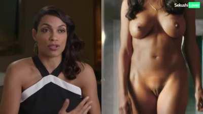 Rosario Dawson Dressed vs Undressed