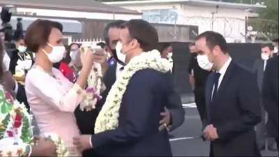 too much love for Macron