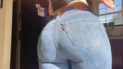 If you saw me in these jeans, you’d want to spank me too