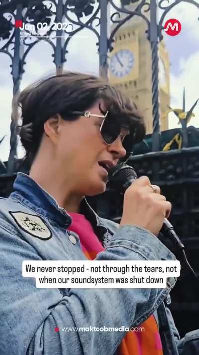 In a strong act of solidarity, public figures stood outside the UK Parliament for 18 hours, reading aloud the names of 15,613 Palestinian children who lost their lives in Gaza.