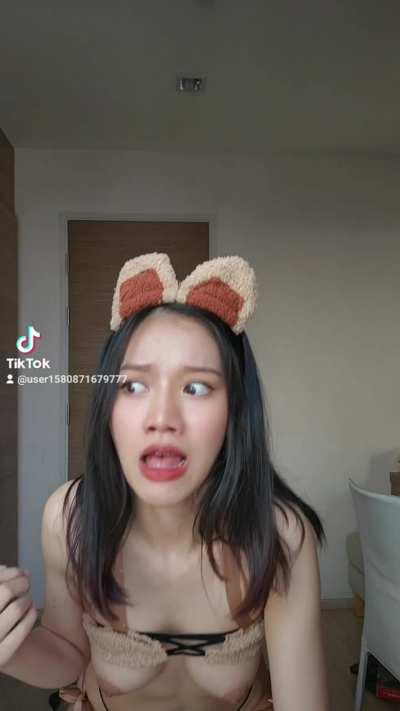 POV locking eyes with the neighbor