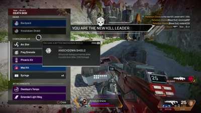 Excuse me, would you guys mind if I get kill leader real quick?