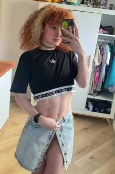 Love freeballing in a skirt outside.