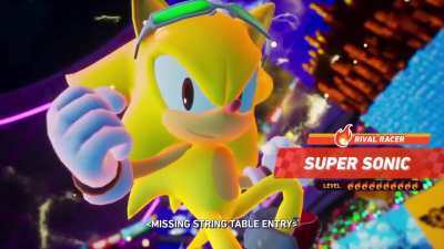 Super Sonic has Unused Rival Animations