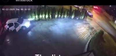 Crazy shooting with automatic weapons in BC, Canada