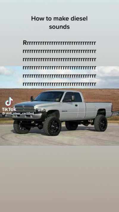 What a diesel sounds like
