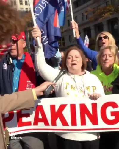 All Gas No Brakes touring the DC MAGA protest, quite the spectacle