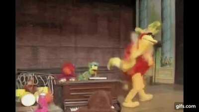 Footage of Tina Burner and the judges' reactions