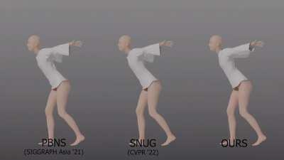 [R] neural cloth simulation