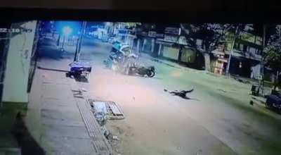 Slow down on crossroads.