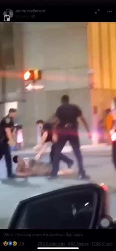 When you think you can attack police officer, but you can't