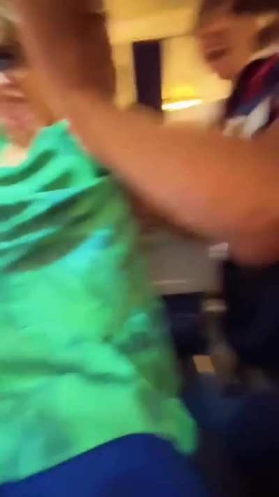 Someone doesn't feel safe on a plane