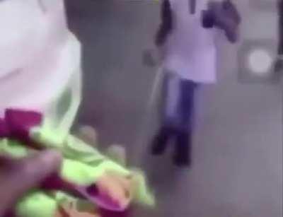 Look at them running and taking it as their smile fade