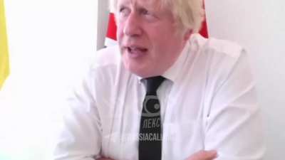 RU POV: The Boris Johnson respond on comment he disrupt Ukraine peace negotiations