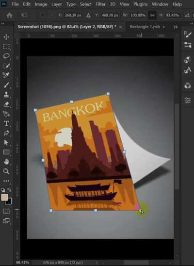 Graphic in Photoshop
