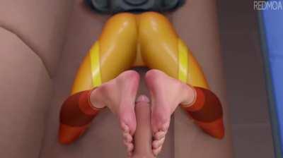 Tracer's relaxation (Redmoa) [Overwatch]