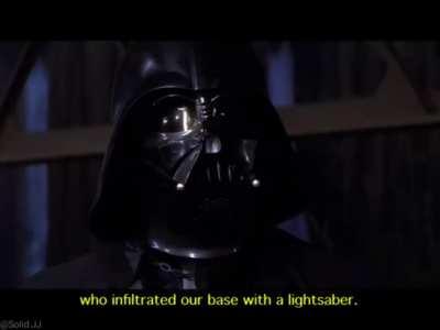 Vader is really convincing