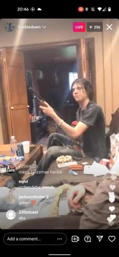 Peace and love, fuck you