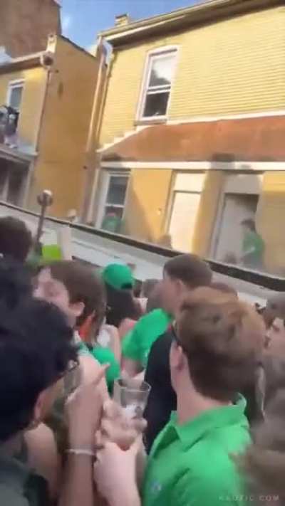 St Patrick's day porch collapse