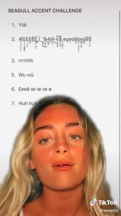 Seagull accent challenge!