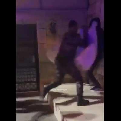 Powerful mage uses fire spell to repel attackers