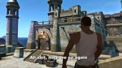 Pray return to the waking sands