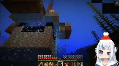 Gura calls a dolphin stupid which hurts a marine biologist's feelings