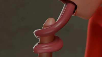 Helen Parr Elastic butt and tongue (redmoa)