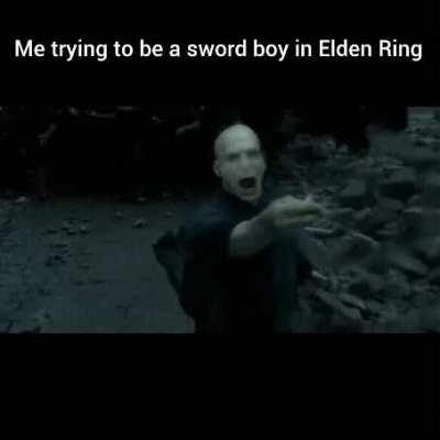 Made a gif that sums up my experience in Elden Ring lately 😁😒😔😭