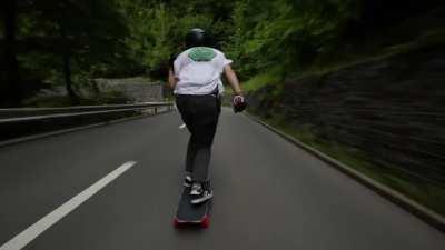 70MPH Longboard Run