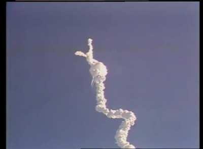 January 28, 1986 - Scenes leading up to the explosion of Space Shuttle Challenger as it takes off into Space