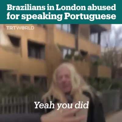 British woman insults Brazilians for speaking Portuguese in London