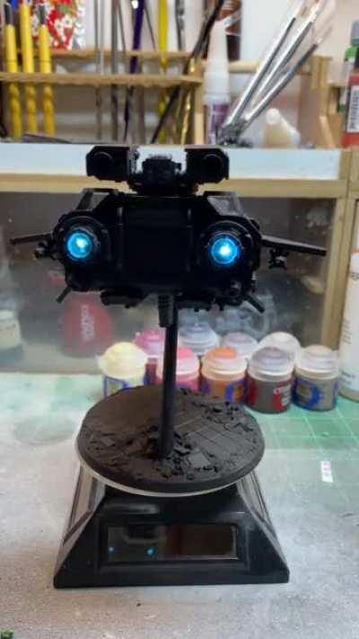 WIP of the Storm Speeder Talonstrike, Its rdy for paint! It’s twin is waiting for filler and it’s base to dry then it will also be ready.