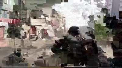 Soldiers open fire on unarmed protesters in Dhaka, Bangladesh during the quota reform movements, 20th July 2024